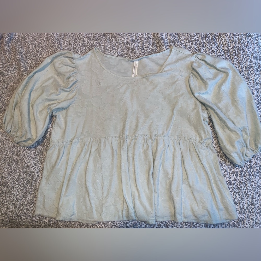 Anthropologie Baby Doll Top XL